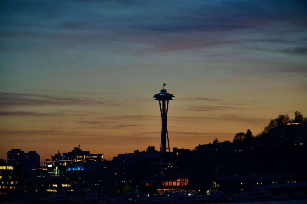 Space Needle From Gas Works Park